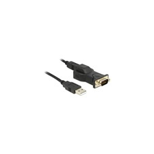DELOCK USB 2.0 - soros átalakító (DB9) 1,8 m kábel és adapter