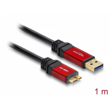 DELOCK USB 3.0-A > mikro-B apa / apa, 1 m prémium kábel kábel és adapter