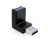 DELOCK USB 3.0 adapter, apa-anya 270 fokban függőlegesen forgatott