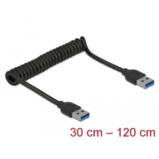 DELOCK USB 3.0 csavart kábel A-típusú apa - A-típusú apa csatlakozóval kábel és adapter