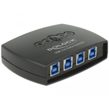 DELOCK USB 3.0-s megosztási kapcsoló 4 1 kábel és adapter