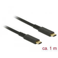 DELOCK USB 3.1 Gen 2 (10 Gbps) kábel Type-C a Type-C 1 m PD 3 A E-Marker koaxiális kábel és adapter