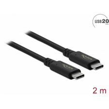 DELOCK USB 4.0 kábel (20Gbps) (C dugó / C dugó, 2 m, fekete) kábel és adapter