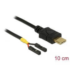 DELOCK USB-C apa &gt; 2 x tüskesori csatlakozó anya 10 cm (85394) kábel és adapter