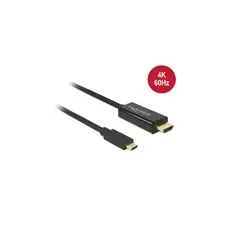 DELOCK USB-C (M) - HDMI 4K (M) kábel 3 m kábel és adapter