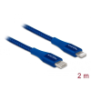 DELOCK USB-C to Lightning Cable 2m Blue