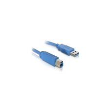 DELOCK USB kábel 3.0 A-B 1,8m kábel és adapter