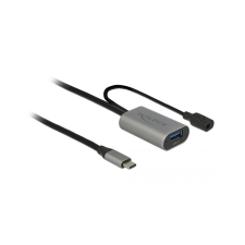 DELOCK USB Kabel C -> A/DC St/Bu 5.0m aktiv (85391) kábel és adapter