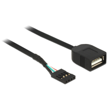 DELOCK USB kábel tűfejes anya &gt; USB 2.0 A-típusú anya 40 cm kábel és adapter