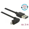 DELOCK USB Micro USB Átalakító Fekete 2m 83856