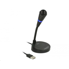 DELOCK USB mikrofon talppal és érintős némító gombbal (65868) mikrofon
