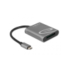DELOCK USB Type-C Card Reader für XQD 2.0 Speicherkarten (91741)