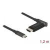 DELOCK USB Type-C - HDMI adapter kábel 4K 60 Hz mágneses 1,20 m hosszú