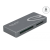 DELOCK USB Type-C kártyaolvasó CFast és SD memóriakártyákhoz + USB Hub A-típusú és USB Type-C porttal (91754) (delock91754)
