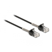 DELOCK UTP CAT6a Patch kábel 3m - Fekete (87020) kábel és adapter
