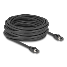 DELOCK UTP Cat8.1 Patch kábel 10m - Fekete (80237) kábel és adapter