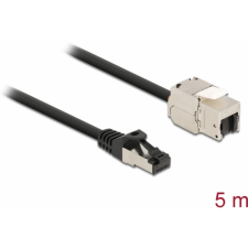 DELOCK UTP Hosszabbító Fekete 5m 87030 kábel és adapter