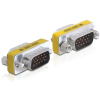 DELOCK VGA/D-Sub Toldó Ezüst 3cm 65010