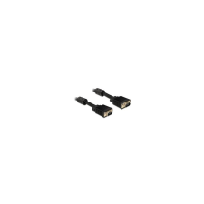 DELOCK VGA-Kabel  D-Sub15 -> D-Sub15 St/St 15.00m schw (82561) kábel és adapter