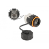 DELOCK Vízhatlan védőkupakkal ellátott kábel konnektor RJ45 anya - Cat.6A LSA