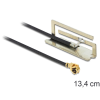 DELOCK WLAN antenna MHF/U.FL 802.11 a/b/g/n -4 dBi kompatibilis, 134 mm, belső PIFA