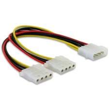 DELOCK Y tápkábel 2-es kábel és adapter