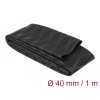 DELOCK Zsugorcső X-mintás nem csúszós 1 m x 40 mm fekete