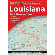  Delorme Atlas & Gazetteer: Louisiana idegen nyelvű könyv