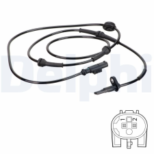 DELPHI érzékelő, kerékfordulatszám DELPHI SS20711 autóalkatrész