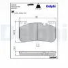 DELPHI fékbetétkészlet, tárcsafék LP3626