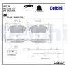DELPHI fékbetétkészlet, tárcsafék LP3718