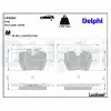 DELPHI fékbetétkészlet, tárcsafék LP3962