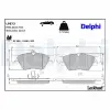 DELPHI fékbetétkészlet, tárcsafék LP873