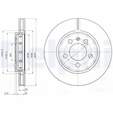 DELPHI féktárcsa BG3611 autóalkatrész