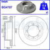 DELPHI féktárcsa BG4787