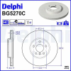 DELPHI féktárcsa BG5270C