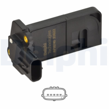 DELPHI légmennyiségmérő DELPHI AF10749-12B1 autóalkatrész