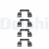 DELPHI tartozékkészlet, tárcsafékbetét LX0334