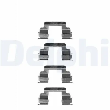 DELPHI tartozékkészlet, tárcsafékbetét LX0334 autóalkatrész