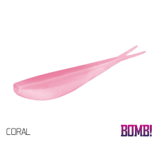 Delphin BOMB! D-SHOT dropshot gumihal, Coral, 6.5cm, 5db csali
