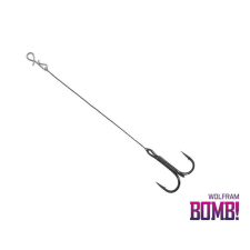Delphin BOMB! Twisto RIGS Wolfram / 3db #4/8cm szerelék horog