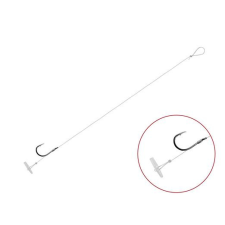  Delphin FLR Quickstop 6db, 8cm #8 feeder kötött horog horog