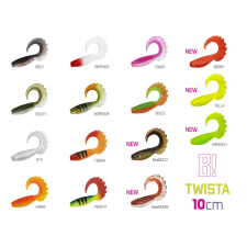 Delphin Gumihal Delphin TWISTA UVs / 5db - 10cm/GREENCH csali