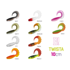 Delphin Gumihal Delphin TWISTA UVs / 5db 10cm/PERCHY csali