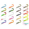 Delphin Gumihal Delphin TwistaX Eeltail UVs / 5db - 6cm/MIX