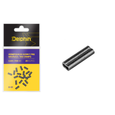Delphin Krimpelő cső /20db - 1.0x2.2x8mm horgászkiegészítő