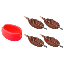 Delphin MAGMA MTD Method etetőkosár szett töltőszerszámmal, 20g+30g+40g+50g horgászkiegészítő