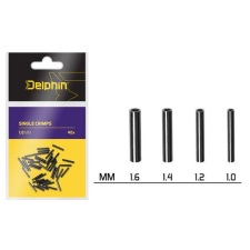 Delphin Single Crimps 1,4 40db, roppantó (krimpelő) cső horgászkiegészítő