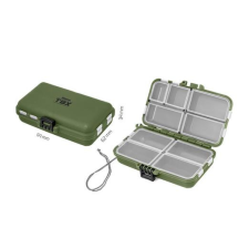 Delphin TBX Duo 114-9P 114x62x34mm, szerelékes doboz horgászkiegészítő