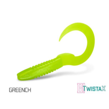 Delphin TwistaX Eeltail UVs 5db 6cm GREENCH gumihal csali